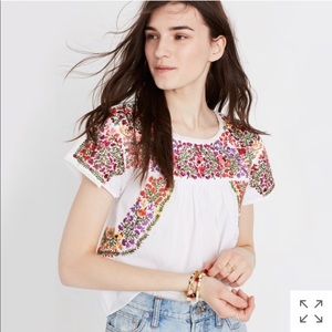 Embroidered Springtime Shirt